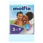Molfix Baby Diaper (Size 3 ) Regular