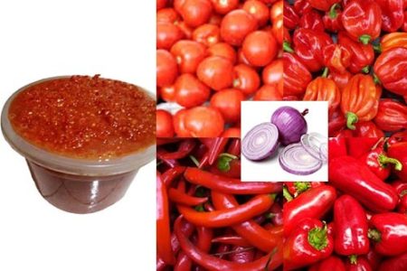 Blended Pepper and Tomatoes Mix ""Non - Smooth Blend""- 5 Liters ( Local Market)