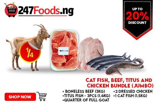 Cat Fish, Beef, Titus and Chicken Jumbo Bundle ₦81700.00