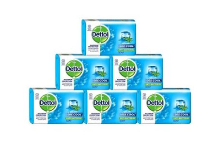 Dettol Anti-Bacteria Cool Soap 110g (Pack of 6)
