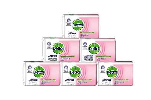 Dettol Anti-Bacterial Soap Skin Care 110g (Pack of 6)