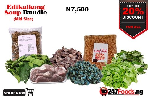 EDIKAIKONG SOUP BUNDLE – (MID SIZE 3) – 24Hours Delivery