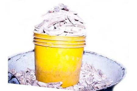 Elubo Plantain (Dry & Unblended)- 1 Paint, About 1.3kg (Local market)