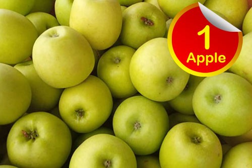 Fresh Apples (Green) – 1 Big Piece, About 0.1kg (local market)