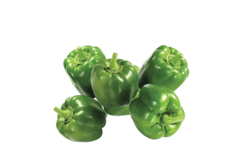Green Pepper- 10pcs Mixed Sizes, About 0.5kg (Local market)