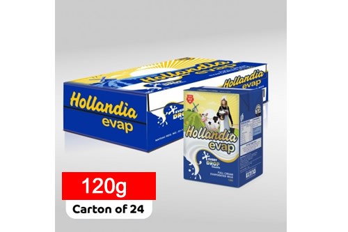 Hollandia Evap Milk 120g – Carton