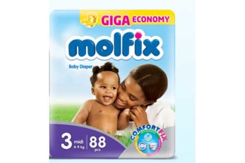 Molfix Baby Diaper (Size 3 ) Jumbo