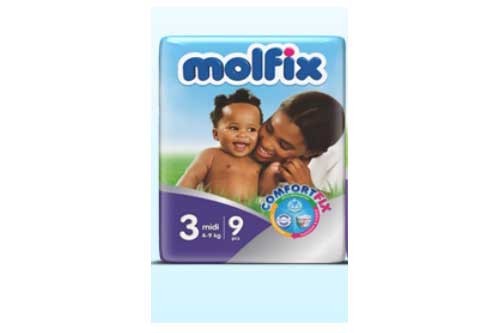 Molfix Baby Diaper (Size 3 ) Regular